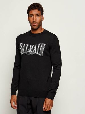Sweter męski elegancki BALMAIN ze sklepu: Gomez Fashion Store w kategorii: Swetry męskie - zdjęcie 874714-BD9-10338_BA255M000007015