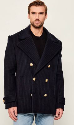 Płaszcz męski BALMAIN ze sklepu: Gomez Fashion Store w kategorii: Płaszcze męskie - zdjęcie 874714-BD9-10338_BA255M000012121