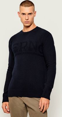 Herno - Sweter męski na zimę klasyczny ze sklepu: Gomez Fashion Store w kategorii: Swetry męskie - zdjęcie 874714-BD9-10338_HN255M000004002