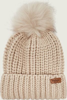 Czapka zimowa damska Barbour ze sklepu: Gomez Fashion Store w kategorii: Czapki zimowe damskie - zdjęcie 874714-BD9-10338_UR255W000038020