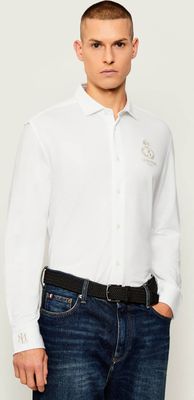 Koszula męska na wiosnę elegancka La Martina ze sklepu: Gomez Fashion Store w kategorii: Koszule męskie - zdjęcie 874714-BD9-10338_LR255M000001001