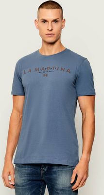 T-shirt męski na lato La Martina ze sklepu: Gomez Fashion Store w kategorii: T-shirty męskie - zdjęcie 874714-BD9-10338_LR255M000015215