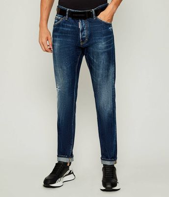 Dsquared2 - Jeansy męskie klasyczny ze sklepu: Gomez Fashion Store w kategorii: Jeansy męskie - zdjęcie 874714-BD9-10338_DQ255M000045470