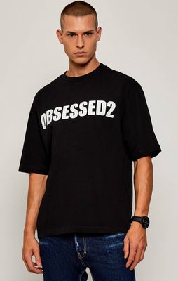 T-shirt męski klasyczny Dsquared2 ze sklepu: Gomez Fashion Store w kategorii: T-shirty męskie - zdjęcie 874714-BD9-10338_DQ255M000057900