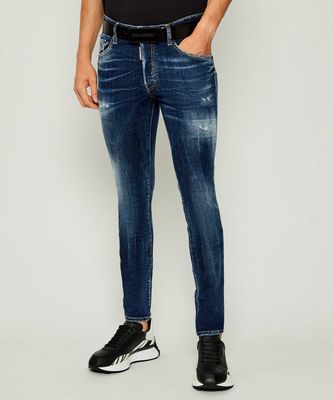 Jeansy męskie klasyczny Dsquared2 ze sklepu: Gomez Fashion Store w kategorii: Jeansy męskie - zdjęcie 874714-BD9-10338_DQ255M000056470