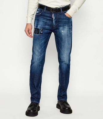 Jeansy męskie jesienne Dsquared2 ze sklepu: Gomez Fashion Store w kategorii: Jeansy męskie - zdjęcie 874714-BD9-10338_DQ255M000064470