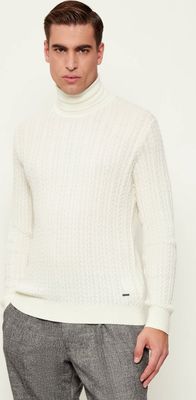Sweter męski casual w stylu klasycznym Joop! ze sklepu: Gomez Fashion Store w kategorii: Swetry męskie - zdjęcie 874714-BD9-10338_JO255M000024A55