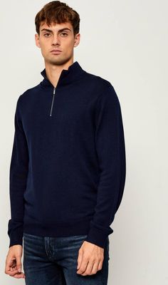 Sweter męski elegancki Michael Kors ze sklepu: Gomez Fashion Store w kategorii: Swetry męskie - zdjęcie 874714-BD9-10338_MK255M000014401