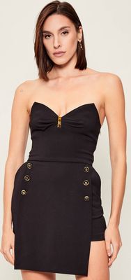 Sukienka na lato Elisabetta Franchi ze sklepu: Gomez Fashion Store w kategorii: Sukienki - zdjęcie 874714-BD9-10338_EF255W000008110
