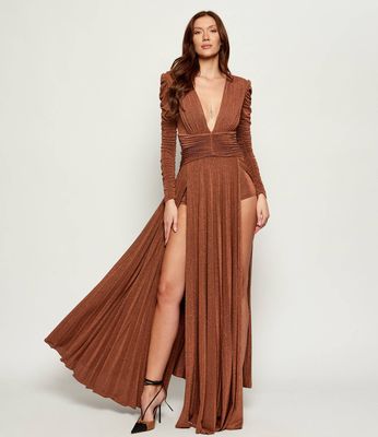 Sukienka elegancka Elisabetta Franchi ze sklepu: Gomez Fashion Store w kategorii: Sukienki - zdjęcie 874714-BD9-10338_EF255W000060A48