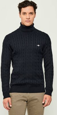 Sweter męski Gant ze sklepu: Gomez Fashion Store w kategorii: Swetry męskie - zdjęcie 874714-BD9-10338_GA255M000063433