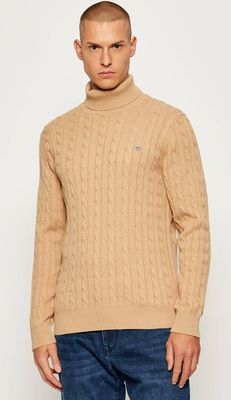 Sweter męski na wiosnę Gant ze sklepu: Gomez Fashion Store w kategorii: Swetry męskie - zdjęcie 874714-BD9-10338_GA255M000063A24