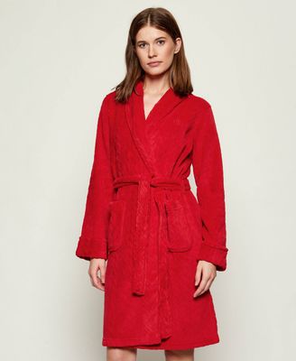 Szlafrok damski jesienny LAUREN RALPH LAUREN ze sklepu: Gomez Fashion Store w kategorii: Szlafroki damskie - zdjęcie 874714-BD9-10338_RL255W000011OC4