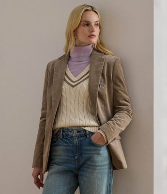 Marynarka LAUREN RALPH LAUREN ze sklepu: Gomez Fashion Store w kategorii: Marynarki damskie - zdjęcie 874714-BD9-10338_RL255W00002098R