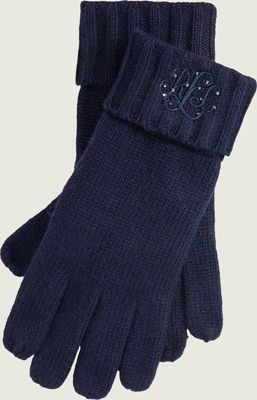 Rękawiczki na zimę LAUREN RALPH LAUREN ze sklepu: Gomez Fashion Store w kategorii: Rękawiczki damskie - zdjęcie 874714-BD9-10338_RL255W000090I72