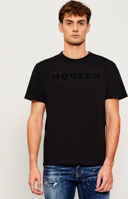 Alexander McQueen - T-shirt męski letni ze sklepu: Gomez Fashion Store w kategorii: T-shirty męskie - zdjęcie 874714-BD9-10338_AQ255M000007143