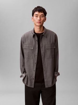 Koszula męska casualowa Calvin Klein ze sklepu: Gomez Fashion Store w kategorii: Koszule męskie - zdjęcie 874714-BD9-10338_CK261M000020C56