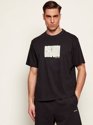 Calvin Klein - T-shirt męski na lato ze sklepu: Gomez Fashion Store w kategorii: T-shirty męskie - zdjęcie 874714-BD9-10338_CK261M000050544