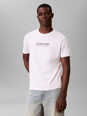 Calvin Klein - T-shirt męski letni ze sklepu: Gomez Fashion Store w kategorii: T-shirty męskie - zdjęcie 874714-BD9-10338_CK261M000051F31