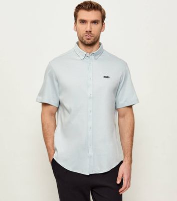Koszula męska casualowa BOSS GREEN ze sklepu: Gomez Fashion Store w kategorii: Koszule męskie - zdjęcie 874714-BD9-10338_BG261M000001447