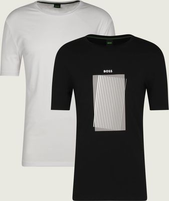 T-shirt męski casual BOSS GREEN ze sklepu: Gomez Fashion Store w kategorii: T-shirty męskie - zdjęcie 874714-BD9-10338_BG261M000012960