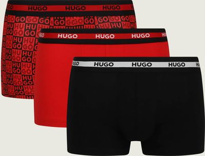 Majtki męskie casual z napisami Hugo Bodywear ze sklepu: Gomez Fashion Store w kategorii: Majtki męskie - zdjęcie 874714-BD9-10338_BZ261M000009961
