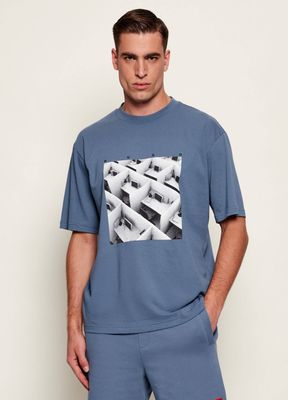HUGO - T-shirt męski ze sklepu: Gomez Fashion Store w kategorii: T-shirty męskie - zdjęcie 874714-BD9-10338_BU261M000013496