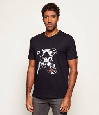 T-shirt męski HUGO ze sklepu: Gomez Fashion Store w kategorii: T-shirty męskie - zdjęcie 874714-BD9-10338_BU261M000015001
