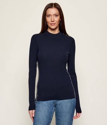 Sweter damski casualowy na zimę Joop! ze sklepu: Gomez Fashion Store w kategorii: Swetry damskie - zdjęcie 874714-BD9-10338_JO255W000030405