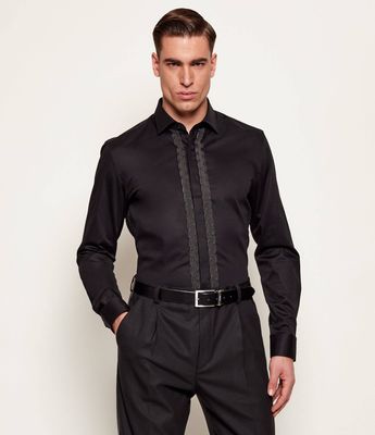 HUGO - Koszula męska casual ze sklepu: Gomez Fashion Store w kategorii: Koszule męskie - zdjęcie 874714-BD9-10338_BU261M000052001