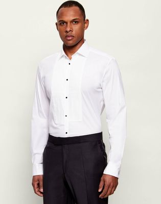 Koszula męska na wiosnę HUGO ze sklepu: Gomez Fashion Store w kategorii: Koszule męskie - zdjęcie 874714-BD9-10338_BU261M000054199
