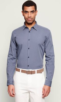 HUGO - Koszula męska na wiosnę casual ze sklepu: Gomez Fashion Store w kategorii: Koszule męskie - zdjęcie 874714-BD9-10338_BU261M000061496