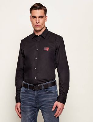 Koszula męska casualowa HUGO ze sklepu: Gomez Fashion Store w kategorii: Koszule męskie - zdjęcie 874714-BD9-10338_BU261M000064001