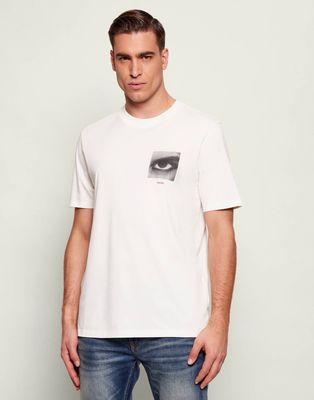 T-shirt męski HUGO ze sklepu: Gomez Fashion Store w kategorii: T-shirty męskie - zdjęcie 874714-BD9-10338_BU261M000014102