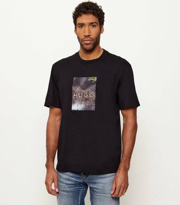 T-shirt męski na lato HUGO ze sklepu: Gomez Fashion Store w kategorii: T-shirty męskie - zdjęcie 874714-BD9-10338_BU261M000124001