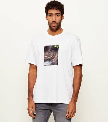 HUGO - T-shirt męski letni ze sklepu: Gomez Fashion Store w kategorii: T-shirty męskie - zdjęcie 874714-BD9-10338_BU261M000124100