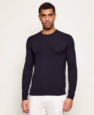 Sweter męski wiosenny HUGO ze sklepu: Gomez Fashion Store w kategorii: Swetry męskie - zdjęcie 874714-BD9-10338_BU261M000130410