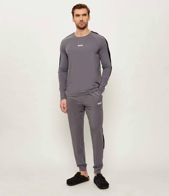 Piżama męska na wiosnę sportowy BOSS BLACK ze sklepu: Gomez Fashion Store w kategorii: Piżamy męskie - zdjęcie 874714-BD9-10338_BW261M000041025