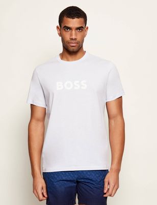 T-shirt męski BOSS BLACK ze sklepu: Gomez Fashion Store w kategorii: T-shirty męskie - zdjęcie 874714-BD9-10338_BW261M000068531