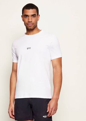 T-shirt męski BOSS BLACK ze sklepu: Gomez Fashion Store w kategorii: T-shirty męskie - zdjęcie 874714-BD9-10338_BW261M000071105