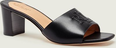 LAUREN RALPH LAUREN - Klapki damskie ze sklepu: Gomez Fashion Store w kategorii: Klapki damskie - zdjęcie 874714-BD9-10338_RL261W000007B90