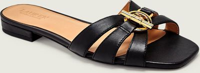 Klapki damskie LAUREN RALPH LAUREN ze sklepu: Gomez Fashion Store w kategorii: Klapki damskie - zdjęcie 874714-BD9-10338_RL261W000008001
