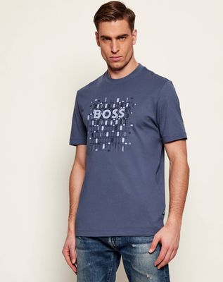 T-shirt męski BOSS BLACK ze sklepu: Gomez Fashion Store w kategorii: T-shirty męskie - zdjęcie 874714-BD9-10338_BB261M000038468