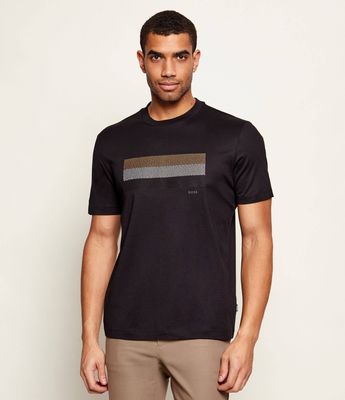 T-shirt męski BOSS BLACK ze sklepu: Gomez Fashion Store w kategorii: T-shirty męskie - zdjęcie 874714-BD9-10338_BB261M000039001