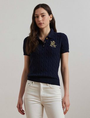 Sweter damski LAUREN RALPH LAUREN ze sklepu: Gomez Fashion Store w kategorii: Swetry damskie - zdjęcie 874714-BD9-10338_RL261W00003928A