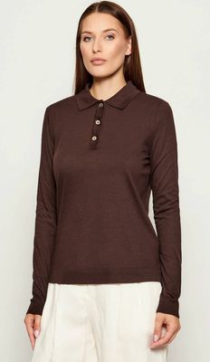 Bluzka damska na zimę Gant ze sklepu: Gomez Fashion Store w kategorii: Bluzki damskie - zdjęcie 874714-BD9-10338_GA255W000031014