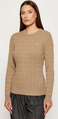 Sweter damski na zimę Gant ze sklepu: Gomez Fashion Store w kategorii: Swetry damskie - zdjęcie 874714-BD9-10338_GA255W000036000