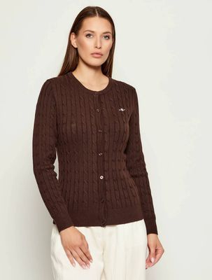 Sweter damski na zimę Gant ze sklepu: Gomez Fashion Store w kategorii: Swetry damskie - zdjęcie 874714-BD9-10338_GA255W000038014