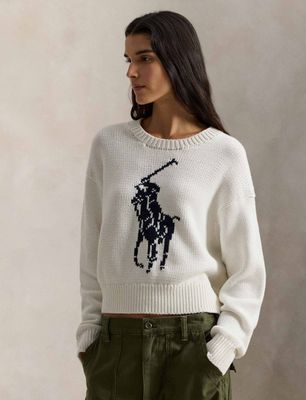Sweter damski Polo Ralph Lauren ze sklepu: Gomez Fashion Store w kategorii: Swetry damskie - zdjęcie 874714-BD9-10338_PR261W000083F20