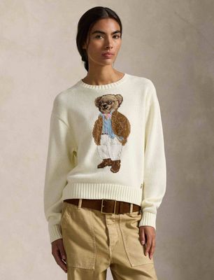 Polo Ralph Lauren - Sweter damski casual ze sklepu: Gomez Fashion Store w kategorii: Swetry damskie - zdjęcie 874714-BD9-10338_PR261W000086ZU6
